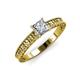 3 - Florian Classic 1.00 ct IGI Certified Lab Grown Diamond Princess Cut (5.50 mm) Solitaire Engagement Ring 