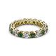 2 - Tiffany 3.40 mm Created Alexandrite and Lab Grown Diamond Eternity Band 