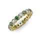 3 - Tiffany 3.40 mm Created Alexandrite and Lab Grown Diamond Eternity Band 