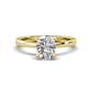 1 - Jenna 1.90 ct (9x7 mm) Oval Cut Moissanite Solitaire Engagement Ring 