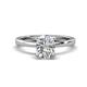 1 - Jenna 1.90 ct (9x7 mm) Oval Cut Moissanite Solitaire Engagement Ring 