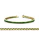 1 - Abril 2.50 mm Emerald Eternity Tennis Bracelet 