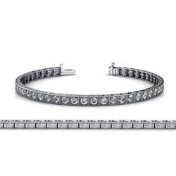 Nancie Diamond Eternity Tennis Bracelet Diamond ctw Milgrain Womens Eternity Tennis Bracelet K White Gold