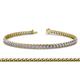 1 - Tiara 2.00 mm Tanzanite Eternity Tennis Bracelet 