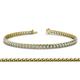 1 - Tiara 2.00 mm Aquamarine Eternity Tennis Bracelet 