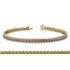 1 - Tiara 2.00 mm Amethyst Eternity Tennis Bracelet 
