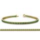 1 - Tiara 2.00 mm Emerald Eternity Tennis Bracelet 