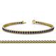 1 - Tiara 2.60 mm Blue Sapphire Eternity Tennis Bracelet 