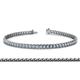 1 - Tiara 2.60 mm Aquamarine Eternity Tennis Bracelet 