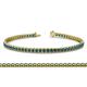 1 - Tiara 2.60 mm Blue Diamond Eternity Tennis Bracelet 