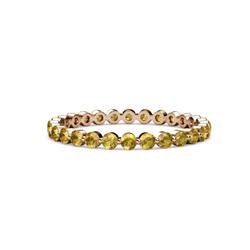 Valerie Citrine Eternity Band Floating Citrine Womens Eternity Ring Stackable ctw K Rose Gold