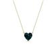 1 - Zaria 0.57 ct London Blue Topaz Heart Shape (5.00 mm) Solitaire Pendant Necklace 