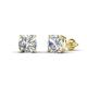 1 - Alida 2.50 ctw (6.00 mm) Cushion Shape GIA Certified Natural Diamond Solitaire Women Stud Earrings 