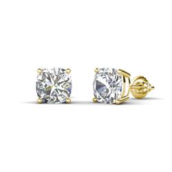 Alida ctw Cushion Shape GIA Certified Natural Diamond Solitaire Women Stud Earrings ctw Cushion Shape GIA Certified Natural Diamond Solitaire Women Prong set Stud Earrings in K Yellow Gold