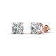 1 - Alida 2.50 ctw (6.00 mm) Cushion Shape GIA Certified Natural Diamond Solitaire Women Stud Earrings 
