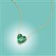 2 - Zaria 0.75 ct Lab Created Alexandrite Heart Shape (6.00 mm) Solitaire Pendant Necklace 