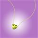 2 - Zaria 0.55 ct Peridot Heart Shape (5.00 mm) Solitaire Pendant Necklace 