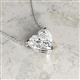 2 - Zaria 0.85 ct GIA Certified Natural Diamond Heart Shape (6.00 mm) Solitaire Pendant Necklace 