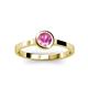 3 - Natare 0.53 ct Pink Sapphire Round (5.00 mm) Solitaire Engagement Ring  