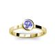 3 - Natare 0.47 ct Tanzanite Round (5.00 mm) Solitaire Engagement Ring  