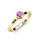 4 - Natare 0.53 ct Pink Sapphire Round (5.00 mm) Solitaire Engagement Ring  