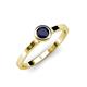 4 - Natare 0.70 ct Blue Sapphire Round (5.00 mm) Solitaire Engagement Ring  