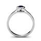 5 - Natare 0.70 ct Blue Sapphire Round (5.00 mm) Solitaire Engagement Ring  