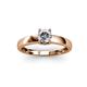 3 - Ilone 0.50 ct IGI Certified Lab Grown Diamond Round (5.00 mm) Solitaire Engagement Ring  