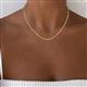 3 - Box 24" Chain 2.5 mm Semi Solid 14KY 