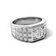 5 - Kellan 1.00 ct (6.50 mm) IGI Certified Lab Grown Diamond Geometric Square Side Design Solitaire Men Band 