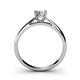 4 - Celine 1.00 ct IGI Certified Lab Grown Diamond Round (6.50 mm) Solitaire Engagement Ring 