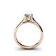 5 - Corona 1.00 ct IGI Certified Lab Grown Diamond Round (6.50 mm) Solitaire Engagement Ring 