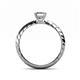 4 - Eudora Classic 1.00 ct IGI Certified Lab Grown Diamond Princess Cut (5.50 mm) Solitaire Engagement Ring 