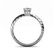 4 - Eudora Classic 0.80 ct IGI Certified Lab Grown Diamond Oval Shape (7x5 mm) Solitaire Engagement Ring 