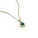 3 - Tessie 0.16 ct Blue Diamond (3.50 mm) Women Teardrop Solitaire Pendant Necklace 