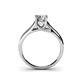 4 - Aveza 1.00 ct IGI Certified Lab Grown Diamond Round (6.50 mm) Solitaire Engagement Ring 