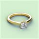 2 - Zelda 1.00 ct IGI Certified Lab Grown Diamond Princess Cut (5.50 mm) Solitaire Engagement Ring 