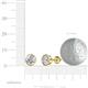 2 - Carys 3.00 ctw (7.30 mm) IGI Certified Round Lab Grown Diamond Bezel Set Solitaire Stud Earrings 