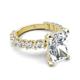 5 - Amira 7.28 ctw IGI Certified Lab Grown Diamond Radiant Shape (11x9 mm)  Halo Engagement Ring  