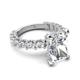 6 - Amira 7.28 ctw IGI Certified Lab Grown Diamond Radiant Shape (11x9 mm)  Halo Engagement Ring  