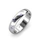 3 - Elara 0.34 ctw Tanzanite (2.00 mm) set in Burnish Setting 5.00 mm Width Eternity Band 