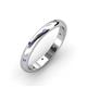 3 - Elara 0.20 ctw Tanzanite (1.70 mm) set in Burnish Setting 3.00 mm Width Eternity Band 