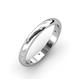 3 - Elara 0.21 ctw White Sapphire (1.70 mm) set in Burnish Setting 3.00 mm Width Eternity Band 