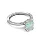 5 - Lucia 1.46 ctw Opal Oval Shape (9x7 mm) Hidden Halo accented Natural Diamond Engagement Ring 