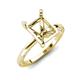 3 - Lucia Semi Mount Hidden Halo accented 0.13 ctw Diamond Women Engagement Ring 