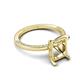 5 - Lucia Semi Mount Hidden Halo accented 0.13 ctw Diamond Women Engagement Ring 