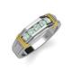 4 - Kevin 0.30 ctw Opal Men Wedding Band (7.80 mm) 