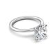 5 - Morgan 2.58 ctw IGI Certified Lab Grown Diamond Oval Shape with Prong Studded Natural Diamond Solitaire Plus Engagement Ring 