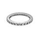 7 - Gracie 0.75 ctw Natural Diamond (2.00 mm) Women Eternity Band 