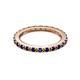 7 - Gracie 2.00 mm Blue Sapphire Eternity Band 